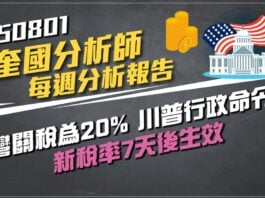 【顧奎國 每週專欄】台灣關稅為20% 川普行政命令:新稅率7天後生效