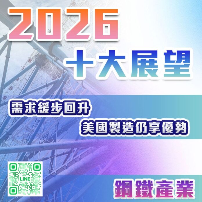 2026十大產業展望 – 需求緩步回升 美國製造仍享優勢
